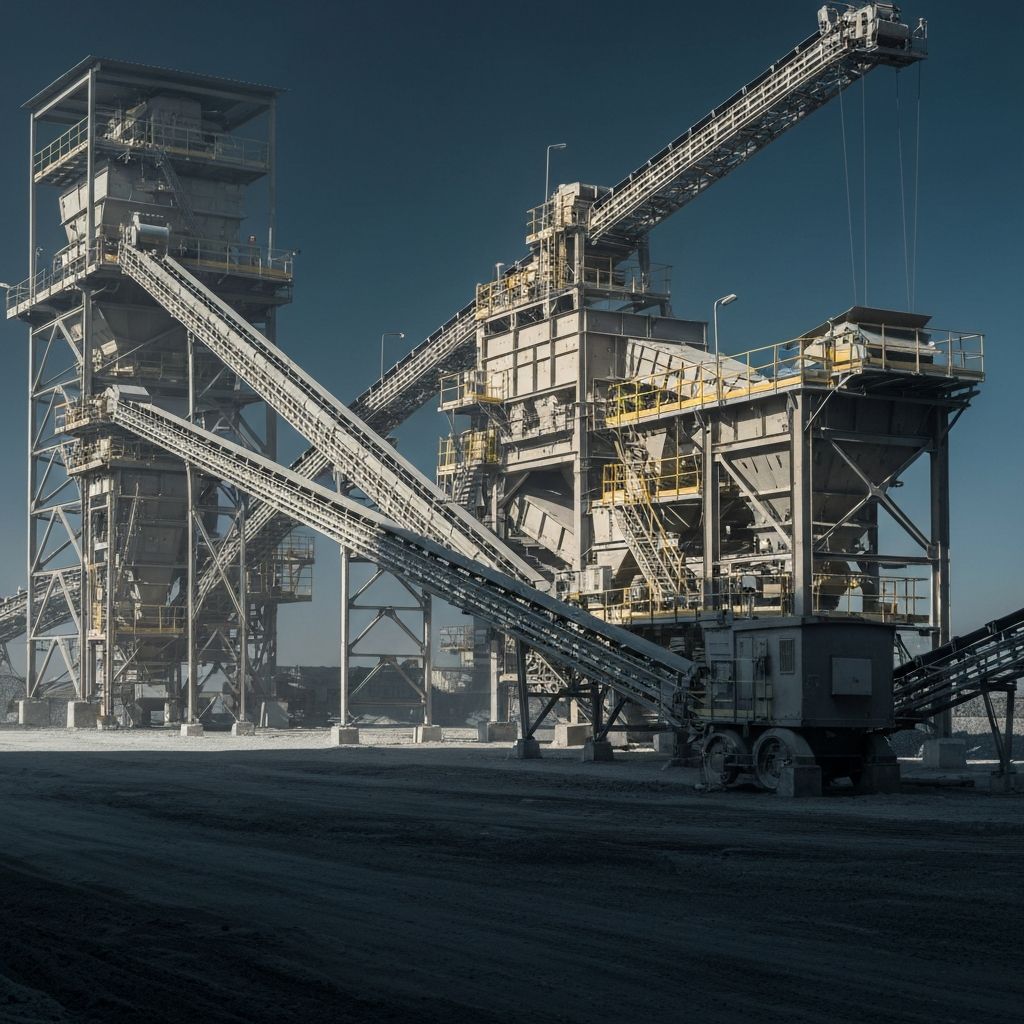 Crushing plant facility